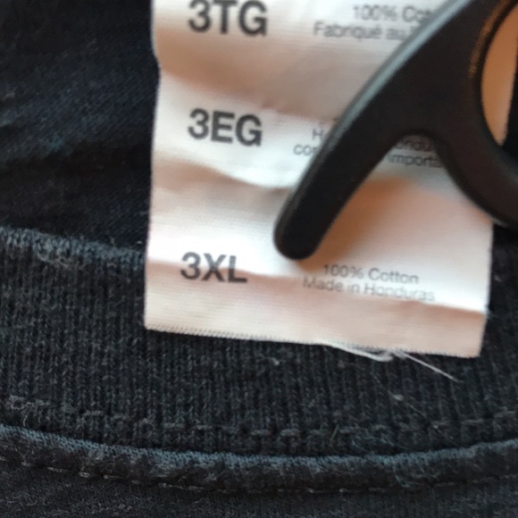 Mens size 3XL black short sleeved T-shirt - Picture 4 of 4